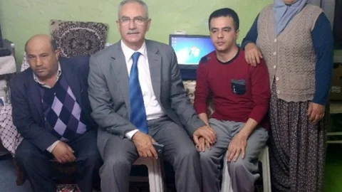 İncirliova'da Görme Engelliye Destek
