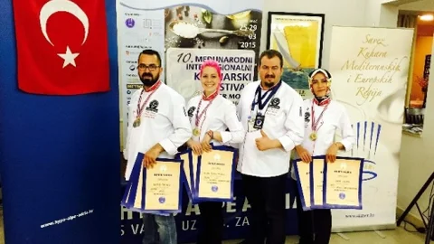 ADÜ'lü Aşçılardan Hırvatistan'da Başarı