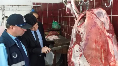 Tarsus'ta Kasap Denetimleri Yapıldı