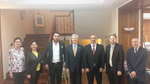 Çanakkale'de ABD Konsolosu Ziyareti