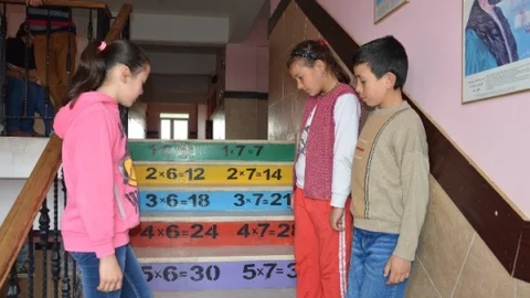 Şehit Ekrem Saygı Ortaokulu'nda Merdiven Projesi