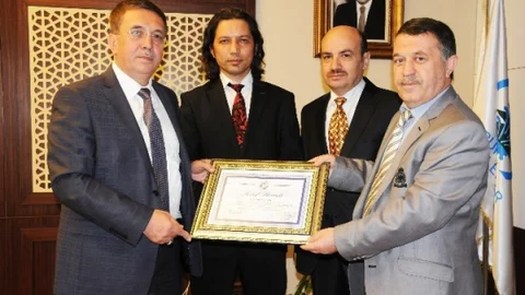 Pursaklar'da Şeref Beratı Takdimi