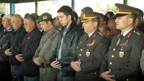 Manavgat'ta Kore Gazisine Veda Töreni