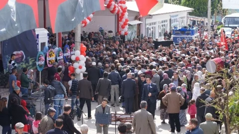 Çerçioğlu Yazıkent Pazar Yeri Açıldı