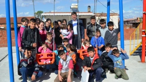 Gömeç'te Yeni Oyun Parkı Açıldı