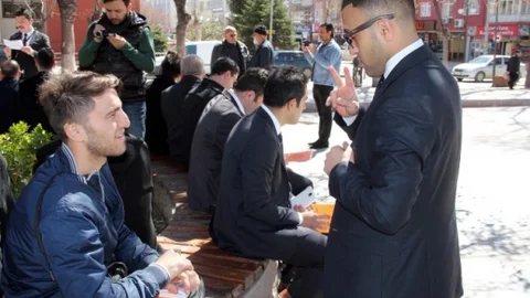 Çankırı'da Engellilerle Kitap Okuma Eylemi