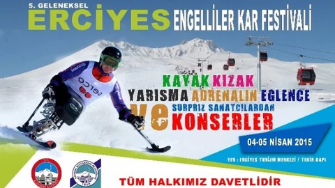 Engelliler Kayak Festivalinde Buluşuyor