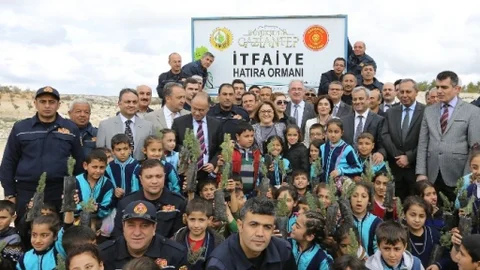 Gaziantep'te İtfaiye Ormanı Açıldı