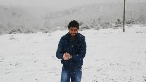 Tokat'ta Nisan'da Kar Yağışı Oldu