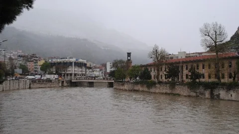 Amasya'da Nisan Karı Sürpriz Oldu