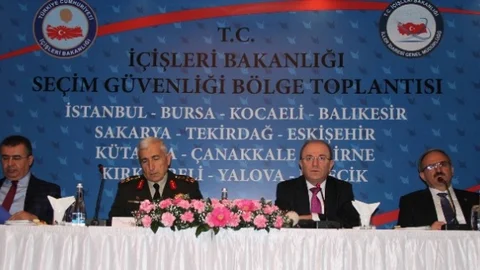 Bursa'da Seçim Güvenliği Toplantısı Yapıldı