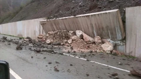 Tokat'ta Heyelan Olayı Yaşandı