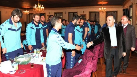 Erzurumspor'a Moral Desteği