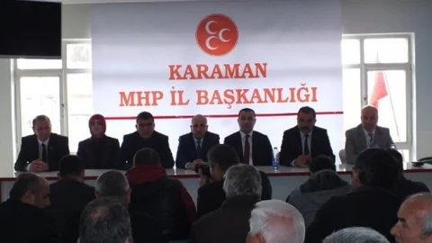 Karaman'da MHP Aday Adayları Tanıtıldı