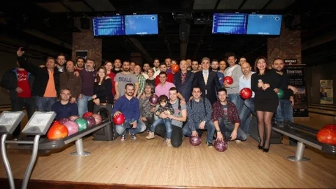 Yenimahalle'de Medya Bowling Turnuvası