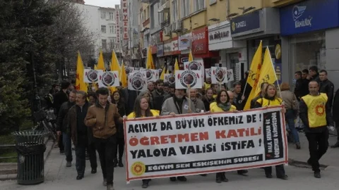 Eskişehir'de Halil Serkan Öz İçin Eylem