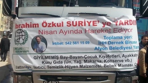İbrahim Özkul Yardım TIR'ı Yola Çıktı