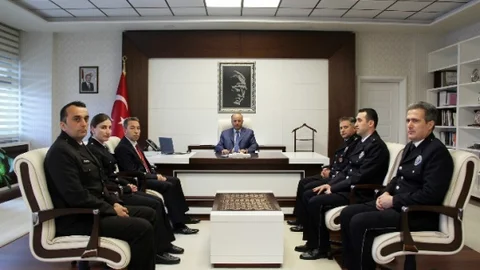 Bartın Emniyet Müdürü Vali'yi Ziyaret Etti