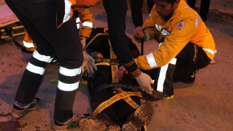 Zonguldak'ta Motorlu Kurye Kazası