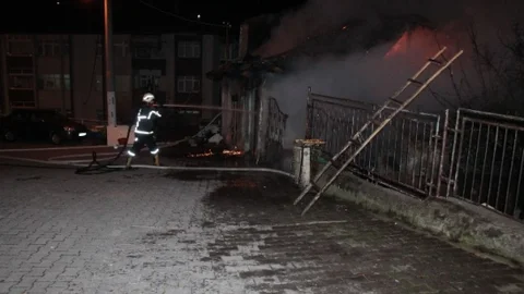 Zonguldak'ta Yangın Paniği Yaşandı