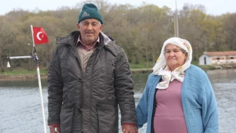 Sinop'ta Balıkçı Çiftin Mutluluğu