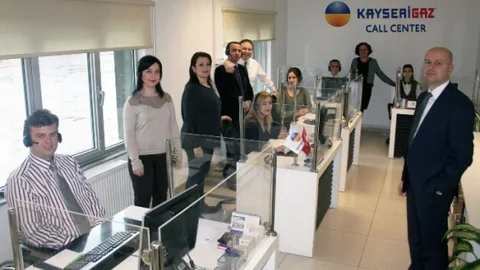 Kayseri'de Kayserigaz Çağrı Merkezi Genişliyor