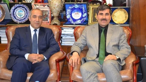 Muş'ta Rektörden Başkan'a Ziyaret