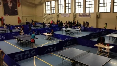 Erzurum'da Masa Tenisi Turnuvası