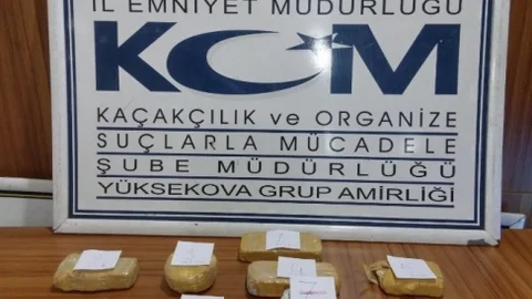 Yüksekova'da Uyuşturucu Operasyonu