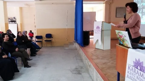 Karaman'da Kadınlar İçin Söyleşi Düzenlendi