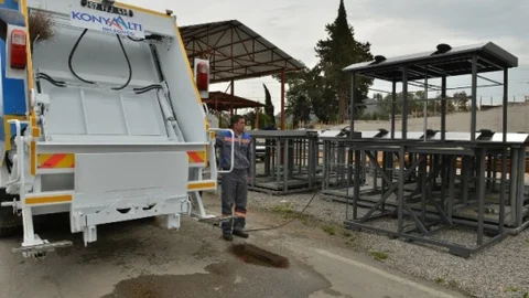Konyaaltı'nda Yer Altı Çöp Projesi Devam Ediyor