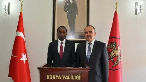 Ruanda Büyükelçisi Konya'yı Ziyaret Etti