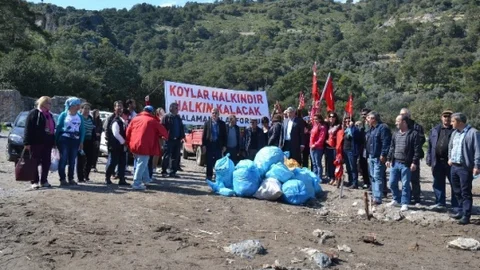 Dalaman'da Çevre Temizliği Eylemi