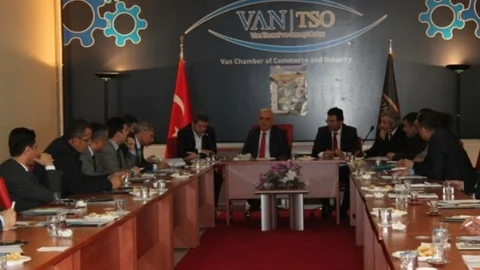 Van'da Tarım Fuarı Toplantısı