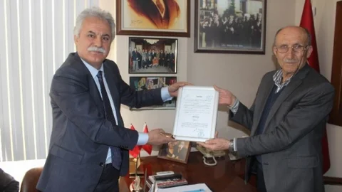 Kayseri'de Emeklilere Taahhütname Teslimi