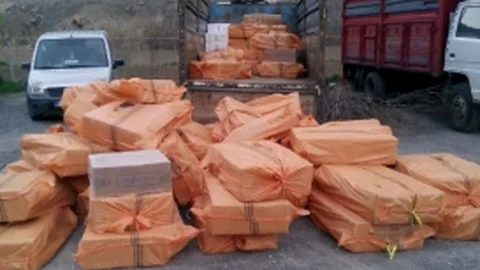 Hakkari'de Kaçak Sigara Operasyonu