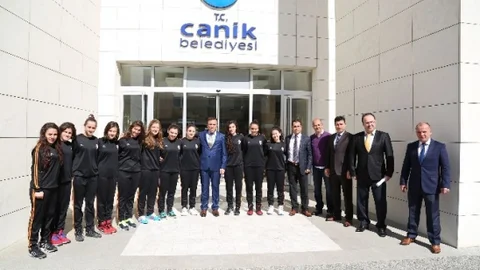 Samsun Canik'in Yıldız Kızları Rize'de