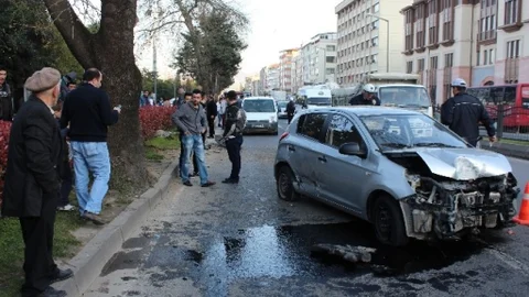 Ordu'da Trafik Kazası Yaralıyla Sonuçlandı