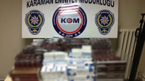 Karaman'da Kaçak Sigara Operasyonu
