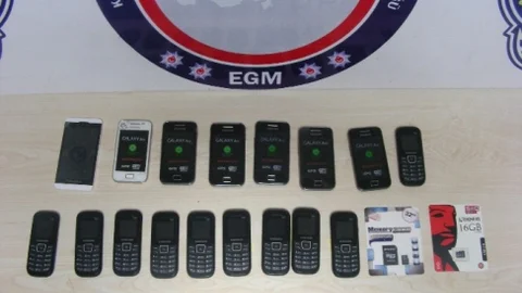 Karaman'da Kaçak Telefon Operasyonu