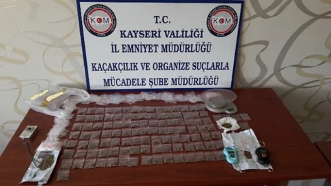 Kayseri'de Uyuşturucu Operasyonu