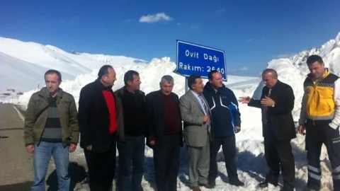 Rize'de Kardan Adam Rekoru Denemesi