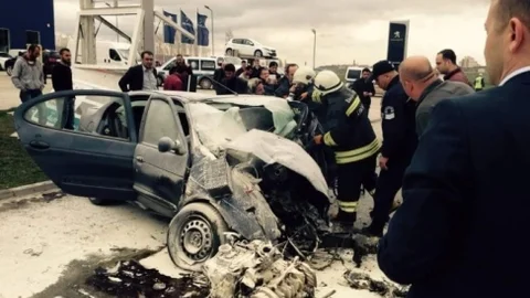 Eskişehir'de Trafik Kazası Yaşandı