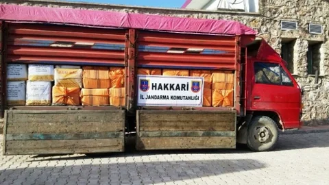 Hakkari'de Kaçak Çay Operasyonu
