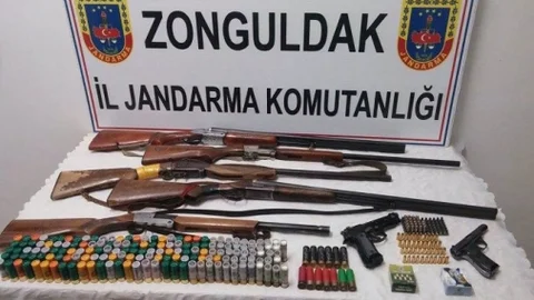 Alaplı'da Silah Operasyonu Gerçekleştirildi