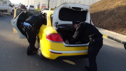 Gaziantep'te Otomobil Konvoyu Operasyonu