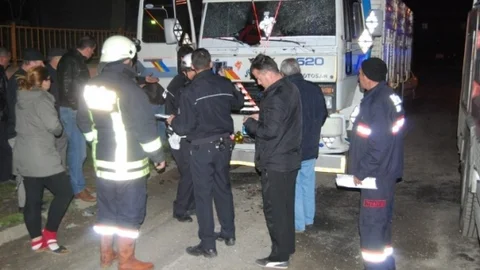 Malkara'da Kamyon Yangını Meydana Geldi