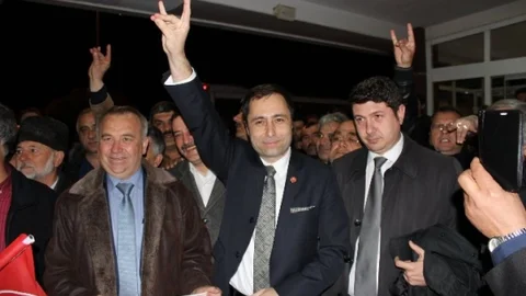 Çanakkale'de MHP Adayı Coşkuyla Karşılandı