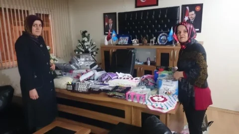 Bursa'da Yangın Sonrası Yardım