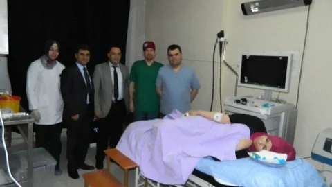 Doğanşehir Devlet Hastanesi'nde İlk Uygulama